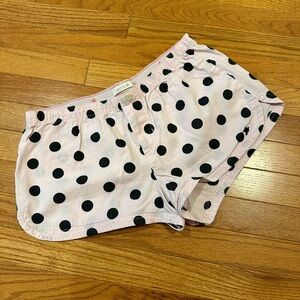 Aerie Pink Polka Dot Boxer Shorts - Small